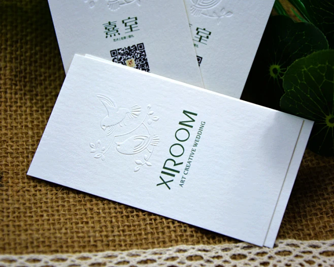 凹凸工艺名片样品展示 | 优之名片-花瓣网