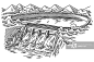 Hydroelectric Power Station Water Dam Drawing_创意图片