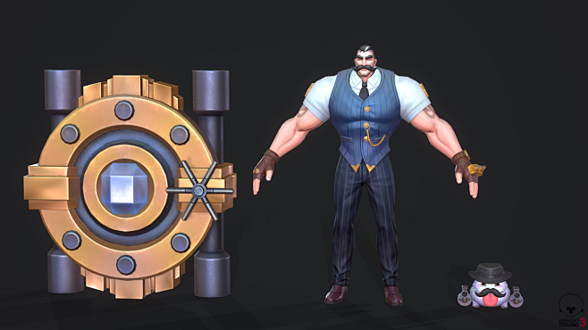 LOL-braum 布隆 黑帮管家-独立...