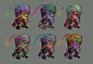 League fan champion designs WIPs, Simon Dubuc : Here are some fan champs I've been working on, very much work in progress, feedback appreciated!