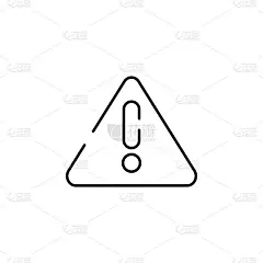 预警信号图标。移动概念和web应用插图的构建元素。细线图标用于网站设计和开发，应用程序开发