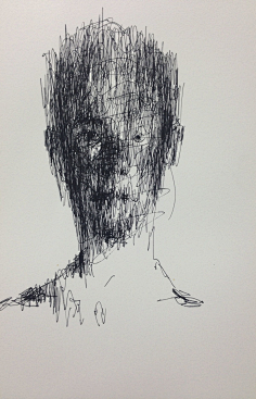 速写印象派大师毕沙罗很少依靠笔触上的表现力,而几乎全凭他和塞尚称