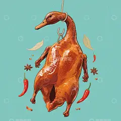 酱板鸭 湖南 特产高清模板免费下载-趣麦麦图