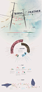 Birds of a feather is an infographic poster showing the relationship between 25 individuals and their unique communication styles