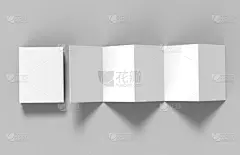 折叠的,绘画插图,书页,白色,小册子,空白的,数字10,三维图形,手风琴,贺卡