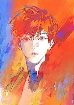 古言·唯美·古风 帅气 插画壁纸  张若昀 图来自网络（见水印）