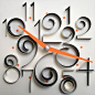 Paper clock design by kimbery