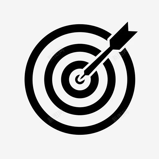 球门同心圆射箭靶图标 靶心 icon 标识 标志 UI图标 设计图片 免费下载 页面网页 平面电商 创意素材-花瓣网