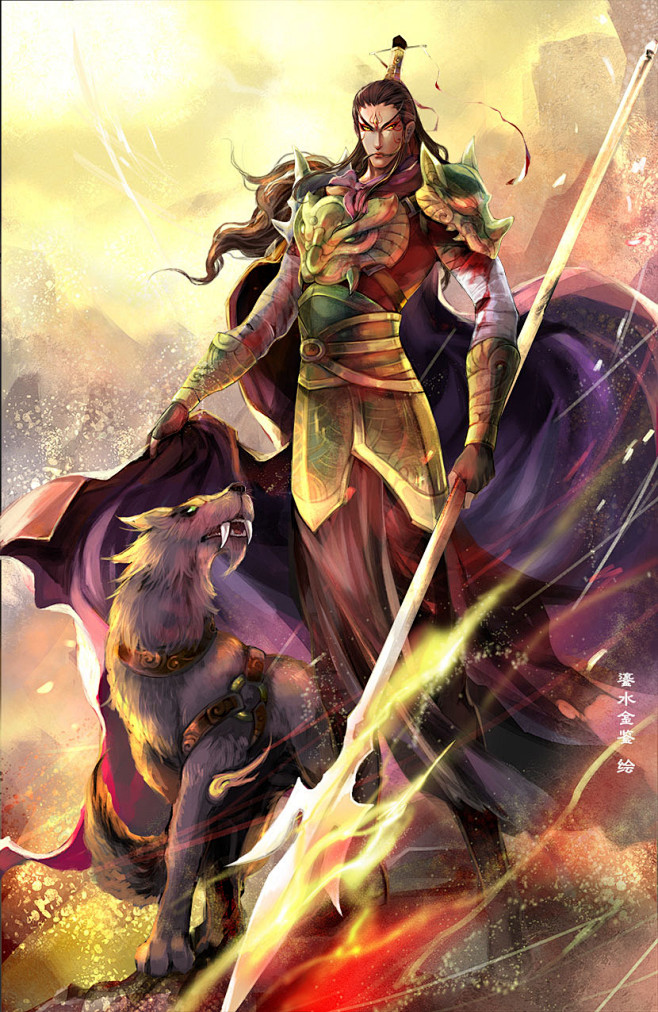 归来圈插画网易gacha二次元社区动漫大圣归来古风西游记二郎神壁纸
