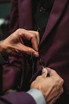 AI数字艺术西装定制西服店摄影图-众图网