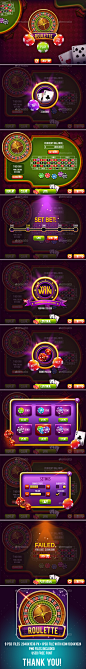 Casino Roulette Game Pack with GUI - Game Kits Game Assets