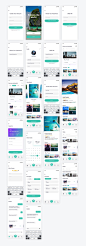 整套旅行app ui .sketch素材下载 - 豆皮儿