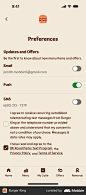 Burger King Communication preferences screen