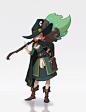 Mage Traveler, PENPEN GAO : The three lovely girl travellers are all mages. They live in different places, bustling cities, under the world tree with beautiful sunset clouds, and vibrant forests. They love and guard their homes.