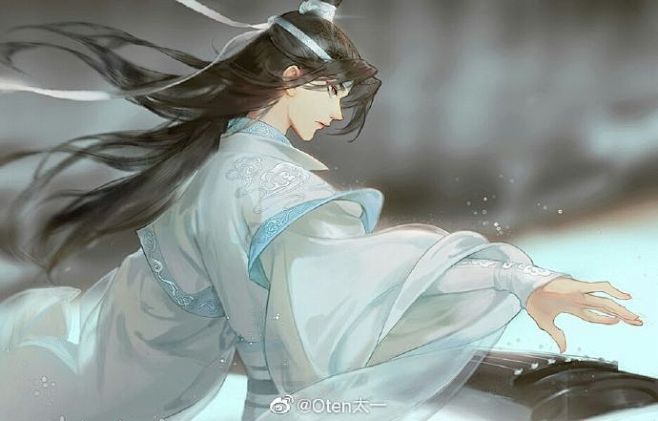 #魔道祖师##漫画# 
琴和剑，终于有太...