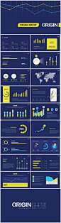 可视化数据图表简约大气科技感-本来传媒PPT模板