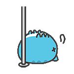 蓝色猫猫虫咖波与兔兔表情包第二弹 (49)