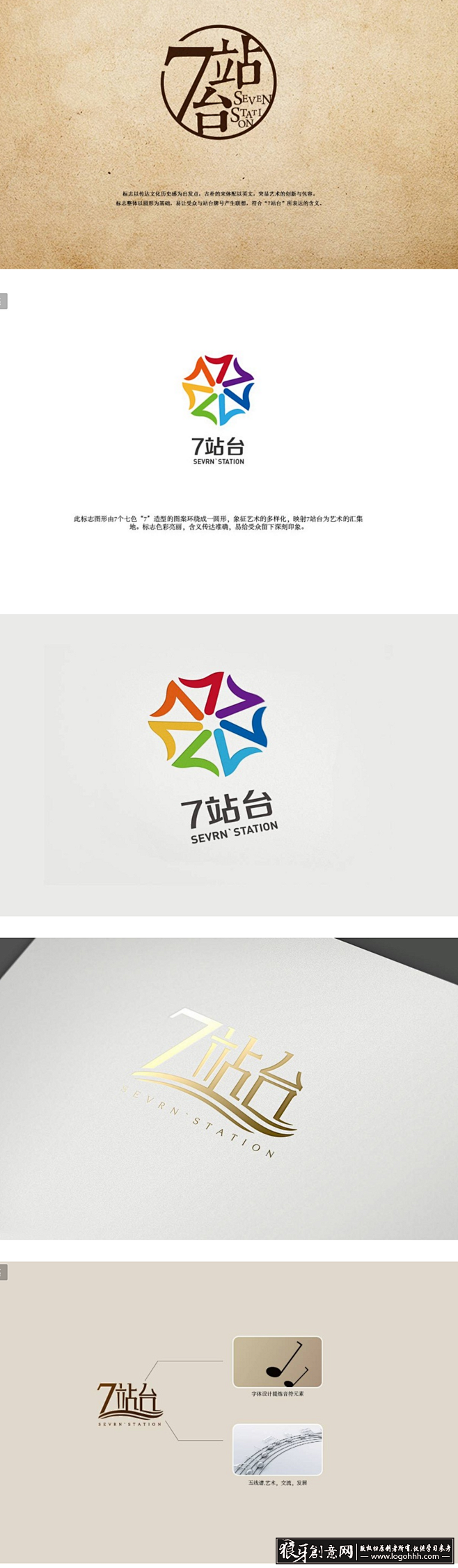 VI品牌设计 7站台 logo设计 LO...