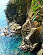 步骤海，阿马尔菲海岸，意大利
Steps to the Sea, Amalfi Coast, Italy