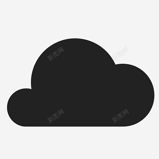 云系统存储图标 标识 标志 UI图标 设...