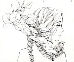 让日韩风格线稿-线稿时代-原画插画,微元素 - 线条,手稿,勾线,素描,线稿 - Element3ds.com!