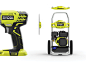 RYOBI Pressure Washer - Performance Panel on Behance