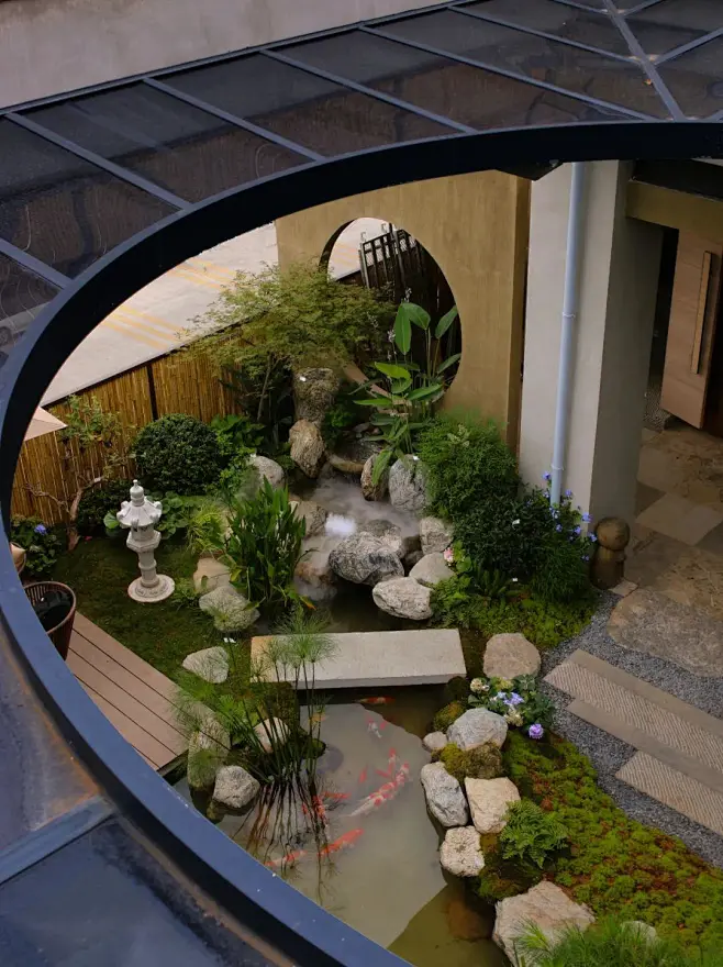 怎样让“小院”更有感觉？可以运用中式园林造景手法作日式庭院-今日头条-花瓣网