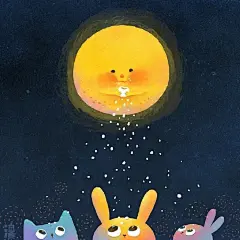 唯美插画作品~   作者：@小油画_Little_Oil_Art ​ ​​​​