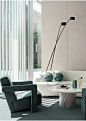 意式轻奢落地灯设计感现代极简北欧别墅客厅沙发边卧室长杆立式灯-淘宝网
