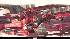 欧美风格动漫手稿游戏原画漫画插画动画素材参考-淘宝网