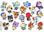 其中包括图片：anjohink Animal Crossing Villagers 3