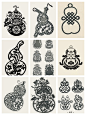 绘画素材｜中国传统纹样葫芦纹 - 小红书