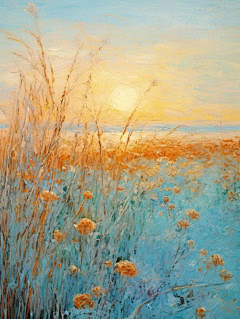 JU小猫采集到油画