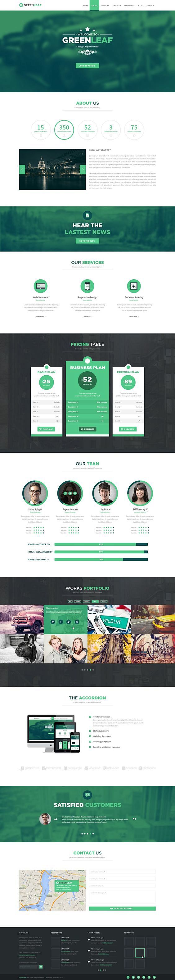 GreenLeaf One Page W...
