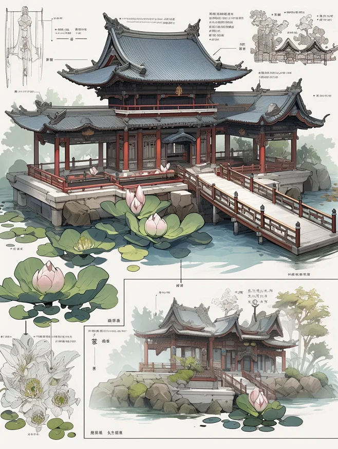 AI 场景| 古典园林