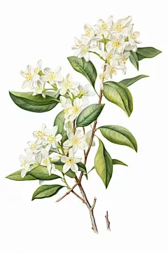 AI数字艺术秋季桂花插画-众图网