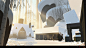 Northern Island settlement, Emilie V.F : Comfort zone 1000 here 
Daily paint for today, it has been such a long time