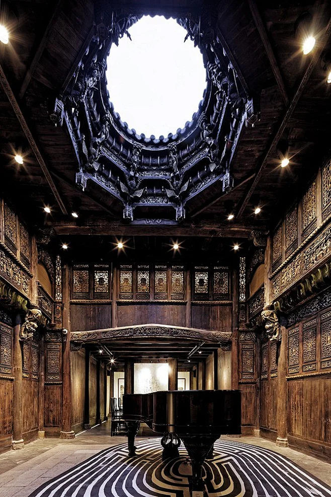徽派古宅·上海喜玛拉雅美术馆藏宝楼 | 善祥设计-建e室内设计网-设计案例-花瓣网