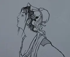 唐代画家吴道子线描人物53 - 老泥鳅素描论坛 http://www.laoniqiu.com #素描#