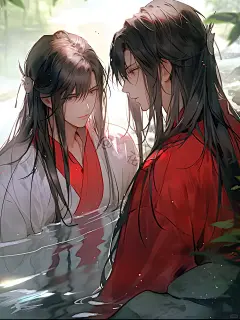 古风头像壁纸、小说封面底图|温泉之旅