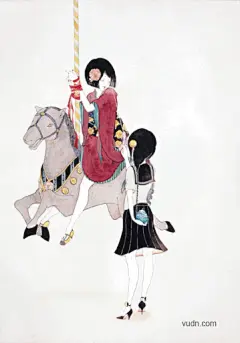 日本SAYAKA古典风格插画作品(4) #采集大赛#