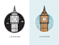 Illustration of Famous European Landmarks