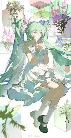 老花豹采集到初音未来