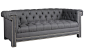 LA7150M 
Tyler Mid-Sofa
Dimensions
Overall: W88 D40 H32 in.
Inside:  W69 D25 H13 in.
Arm Height: 32 in.
Approx. Seat Height: 19 in.

Product Features
Tufted Seat
Tufted Back and Arms
Standard with #1-PN Nail Trim
Standard Finish: Antique Walnut