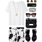 A fashion look from October 2013 featuring R13 t-shirts, Zara shorts and H&M sandals. Browse and shop related looks.