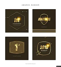 金奖海报 第一海报 荣誉PSD设计素材 金杯金牌海报 获奖素材 最佳奖项设计 荣誉奖杯广告海报平面设计