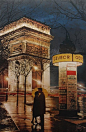 *Arc de Triomphe, Place de l'Etoile, Paris. ☮k☮ - #silhouette