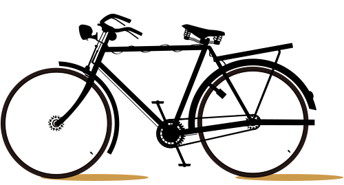 自行车 透明底色素材 可叠加别的颜色