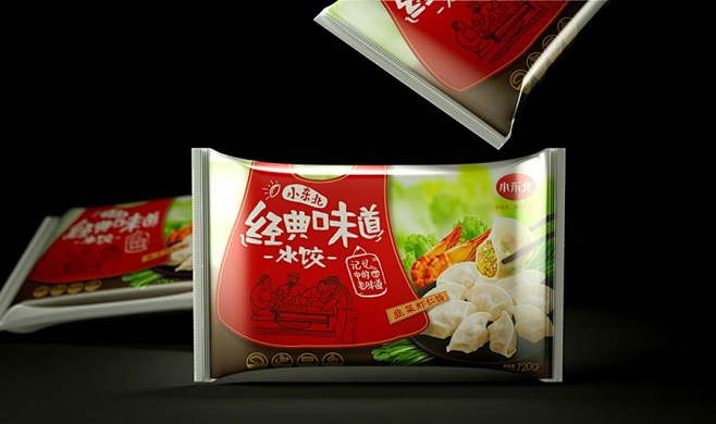 【包装】小东北水饺包装设计 -中国设计网