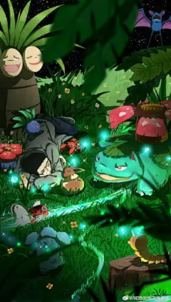 手机美男插画壁纸@神奇的青花鱼罐头 ​​​​